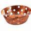 Pure Copper Round Basket - Serving Bread, Fruits - Home, Hotel, Restaurant, Tableware, Kitchen Dining