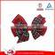 Holiday packing use Plaid ribbon bows/tartan ribbon bows/gingham ribbon bows