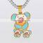 cute stainless steel bear jewelry set(BJS1250)