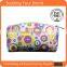 2015 new design wholesale canvas cotton canvas cosmetic bag