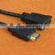 Panel mount HDMI Cable with screw