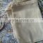 Large wholesale muslin bag shopping bag drawstring bag cotton bag