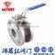 Full Bore Flange Stainless Steel Wafer Ball Valve