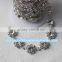 5 Yards 16mm Width DIY Sew On Silver Gold BaseTrim Strass Crystal Cup Chains Crystal Rhinestone