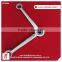 90 degree two arms glass spider for curtain wall