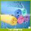 Plastic tube packing promotional personalized sport gym towel / cooling towel