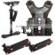 Professional LAING video flycam dslr camera stabilizer+dual arm+vest gyro steadycam for 8kg camera