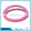 heat resistant silicone steering wheel cover, 100% Eco-friendly silicone car steering wheel cover