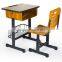 2016 the most popular single desk and chair primary school furniture