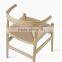 Replica Hans Wegner Wooden Chair - Ash frame with natural cushion