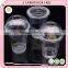 Transparent plastic dome lid for 24oz cup