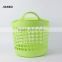 Basket57 Clothes Plastic Round Colourful Soft Maket Shopping Storage Basket