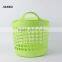 Basket57 Clothes Plastic Round Colourful Soft Maket Shopping Storage Basket