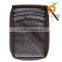 One zipper capacity brown leather men's clutches wallet bag