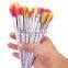 Unique handle for beauty makeup 5/10pcs spiral makeup brushes set