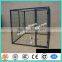 temporary 15' x 5' x 6'expanded metal dog kennels with fight divider