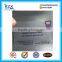 Foil/stamp pvc clear transparent card