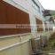 Greenhouse farm cooling system evaporative cooling pad