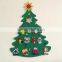 2017 china new 100% wool felt craft decoration christmas tree in stock