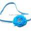 Baby Girls Rhinestone Crown Shabby chiffon flower Headband wholesale