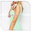 Summer Style Pale Green Women Body Suit With Cute Print