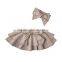 2017 100%cotton baby girl's mini skirts,lovely mini skirt for baby girl