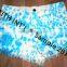 denim tie die shorts