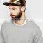 fashion custom 5 panel snapback cap/hat faux leather baseball cap cheap bangladesh caps