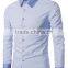 MC1116 2016 best quality pretty price stand collar men shirt for business