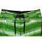 green stripe design 4 -way stretch men's shorts