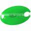USA Made Party Plate - holds hot or cold foods, safely carries a stemmed wine glass, plastic cup or 12 oz. beverage can