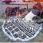 Extra Large Gigantic Skeleton Round Beach Towel Throw Yoga Mat Pool Home Blanket