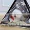 R1934H Good pattern wood oop pet dog cat teepee tent bed wholesale
