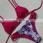 Europe And America Sexy Fashion Printing Bandage Swimming Suit