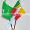 promotion desk or table flag with plastic stand