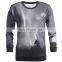 Mens fashion digital printing pullover hoodies