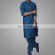 2016 High Quality Ink Blue Cotton Men Slim Fit Suit Regular Fit Pathani Kurta from Manxun