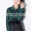 New British Stylish Comfort Dark Green Lace Up shirt