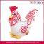 Chinese lunar new year decorative plush toy rooster