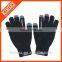 Wholesale touch screen knitted 3 fingers gloves