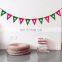 Fashion plastic bunting hanging banners for christmas decoration