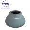 long life time high manganese steel crusher parts bowl liner suit  metso