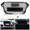 Grille 2013-2015 Style Sport Honeycomb Front Mesh Grill For Audi A4 S4 RS4 B8.5
