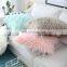 Deluxe  Soft Plush Mongolian Faux Fur Throw Pillow Cover Cushion Case