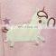 Popular pink carton design living kids room curtain