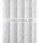 i@home White warp embroidered lace polyester shower curtain bathroom