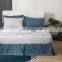 China Luxury Machine Washable Microfiber Solid Color King Bed Comforter Set