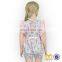 Stylish Infant Toddler Girl blue Stripe Seersucker Smocked Baby Bubble rompers