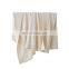 RAWHOUSE hot sale Ivory white Claret Navy blue knitted cotton blanket