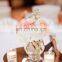 2019 hot sale oval Glass Mirror Wedding Party Table Decorations Centerpieces